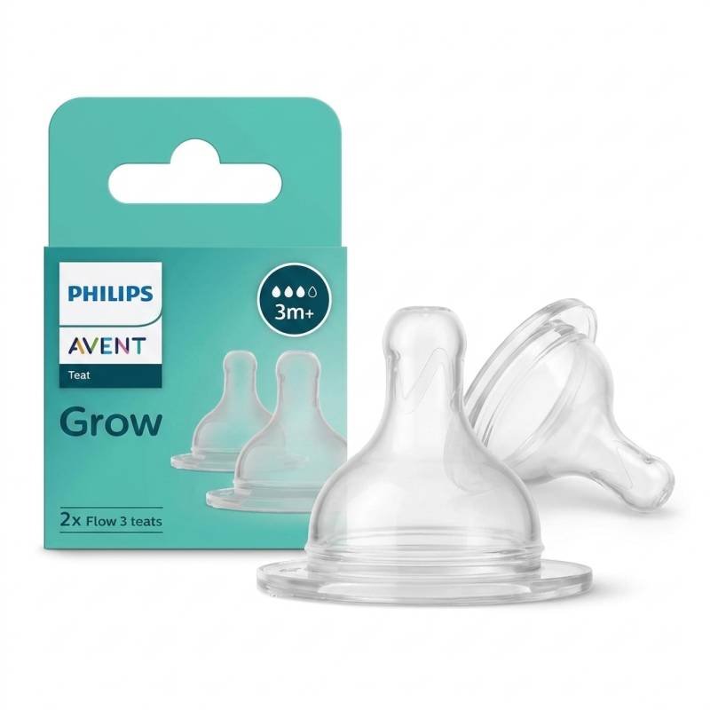 حلمة رضاعة Philips Avent Grow – تدفق 3 قطرات