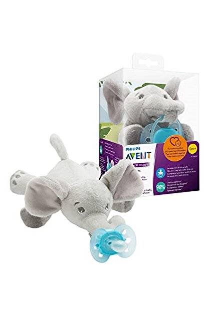 لهاية فيليبس أفنت ألترا سوفت مع دمية فيل (Ultra Soft Snuggle) 0-6 أشهر