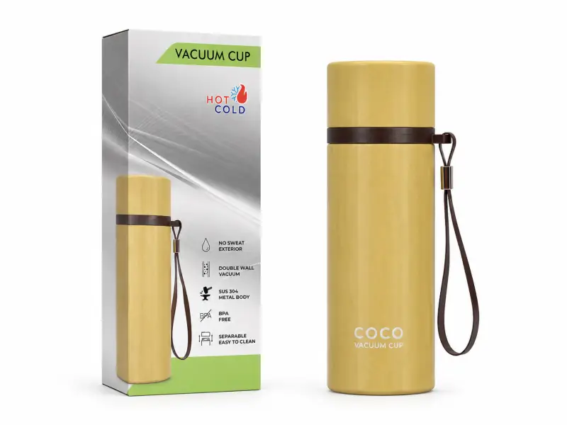 كوب حراري Vacuum Cup – ستانلس ستيل 304  