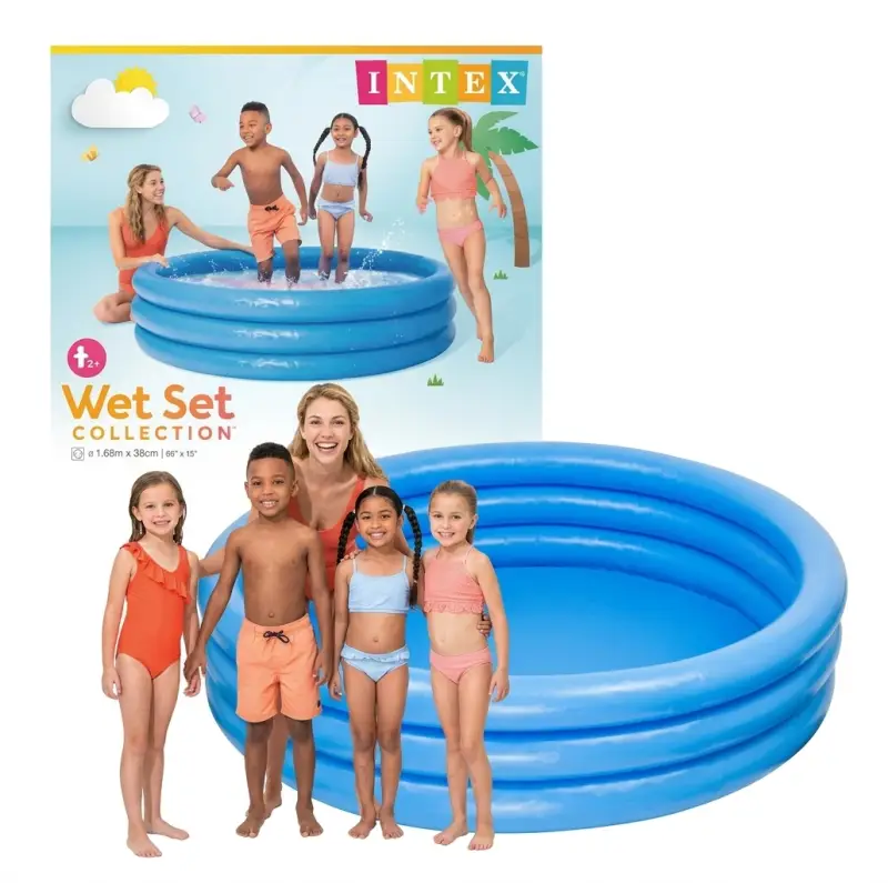 مسبح أطفال قابل للنفخ Intex Wet Set – 3 حلقات  