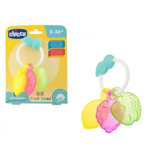 عضاضة أطفال بتصميم فواكه ملونة "إير فروت سالاد" من شيكو، 3-36 شهراً