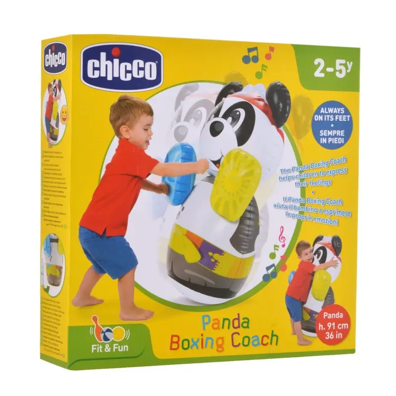 لعبة مدرب الملاكمة على شكل باندا "Panda Boxing Coach" من مجموعة "Fit & Fun" لتشيكو (مخصصة للفئة العمرية 2-5 سنوات